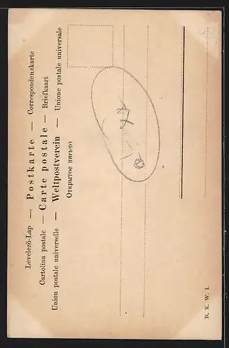 AK Felix Mendelssohn Bartholdy, deutscher Komponist