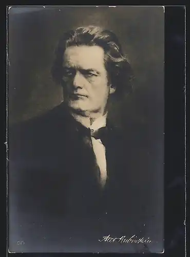 AK Anton Rubinstein, Portrait des Musikers