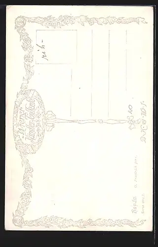 AK Joseph Haydn in Berglandschaft, Lied: Die Schöpfung