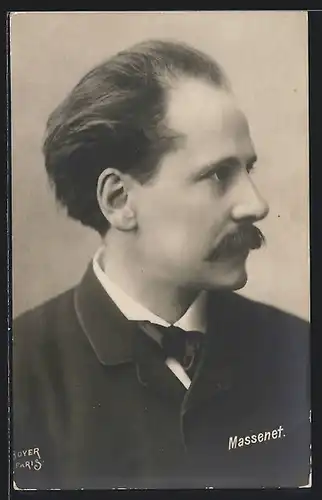 AK Portrait von Massenet, Komponist