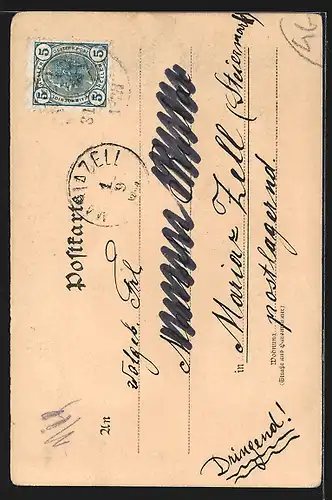 AK Beethoven, Portrait des Musikers