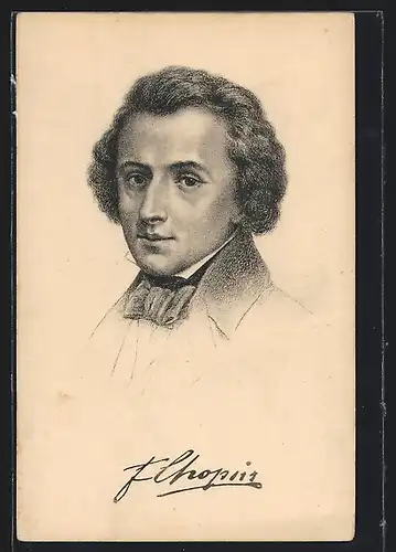 AK Frederic Chopin, Komponist, 1809-1849