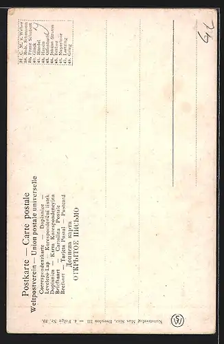 AK Portrait von Franz Schubert, Komponist