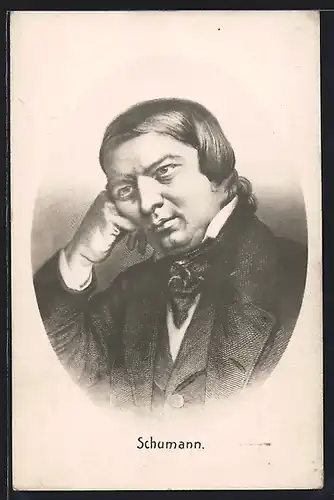 AK Portrait von Schumann