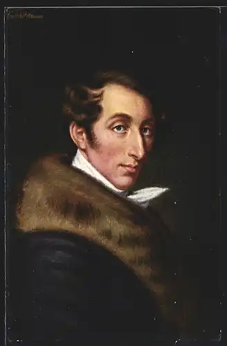 AK Carl Maria von Weber, Komponist, 1786-1826