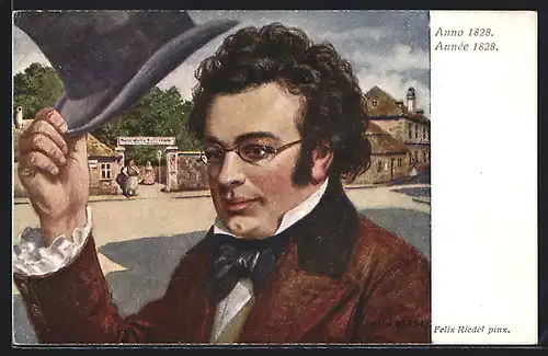 Künstler-AK Schubert, Anno 1828