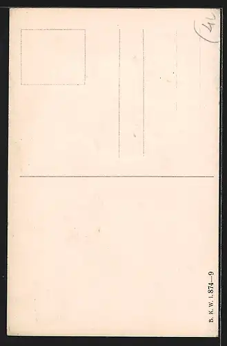 Künstler-AK Komponist Richard Wagner mit Mütze