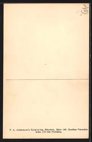 Künstler-AK Komponist Karl Friedr. Zelter, Freund v. Goethe