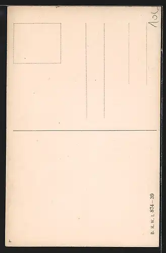 Künstler-AK Komponist Leszetycki mit Vollbart