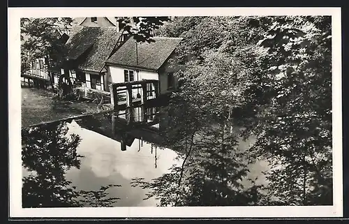 AK Blaubeuren, Blautopf, von oben gesehen