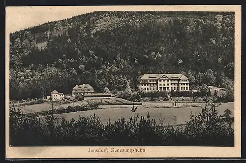 AK Jonsdorf, Genesungsheim aus der Vogelschau