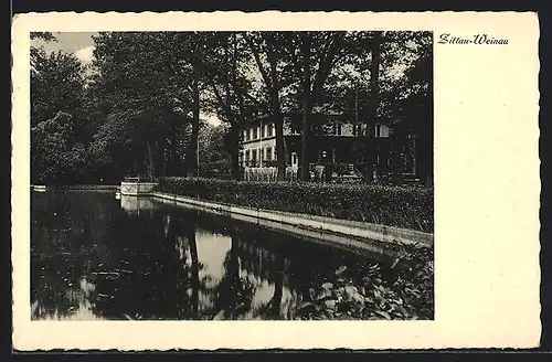 AK Zittau, Gasthaus an der Weinau