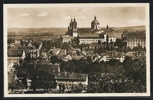 AK Weingarten, Ansicht v. d. Ostseite mit Kloster
