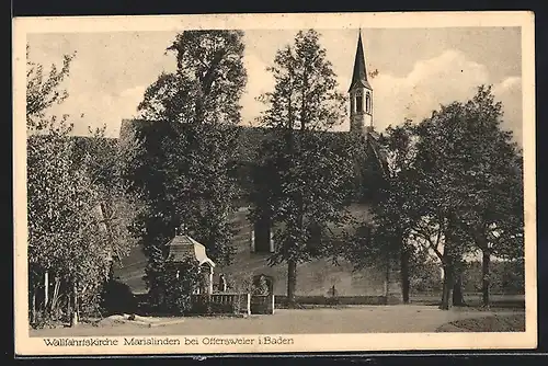 AK Ottersweier /Baden, Wallfahrtskirche Marialinden