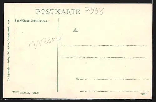 AK Rot, Ortsansicht mit Kirche