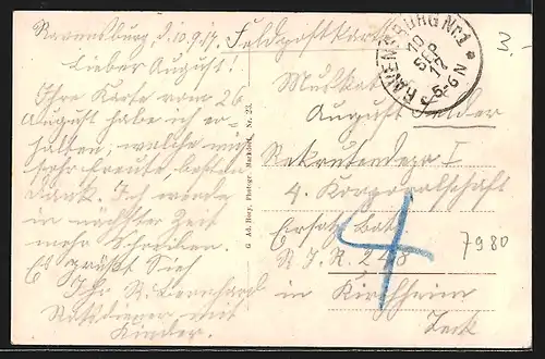 AK Ravensburg, Teilansicht mit Turm vom Veitsberg aus