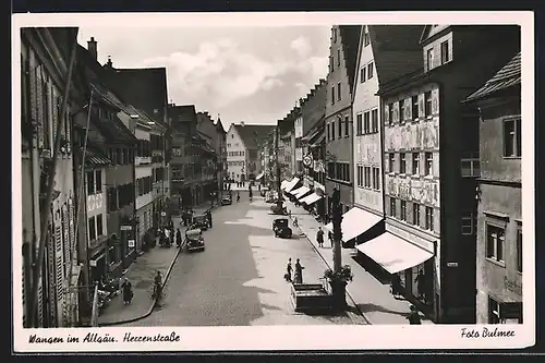 AK Wangen im Allgäu, Blick in die Herrenstrasse