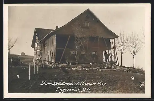 AK Eggersriet, Sturmkatastrophe am 5. Januar 1919