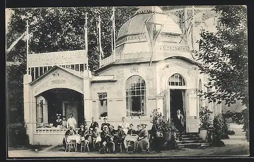 AK Prag, Jubilejni vystavy v Praze 1908, Cukrárna a kavárna Radonova, Ausstellung