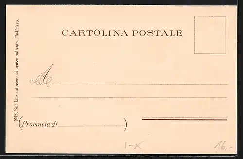 Lithographie Como, Ortsansicht mit Hafenpartie