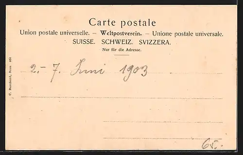 AK Dombresson, Ortspartien mit Wohnhäusern im Rahmen