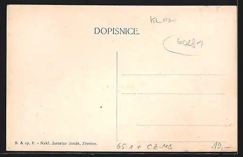 AK Zlonice, Nadrazi / Bahnhof