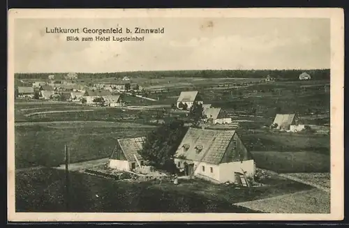 AK Georgenfeld b. Zinnwald, Blick zum Hotel Lugsteinhof