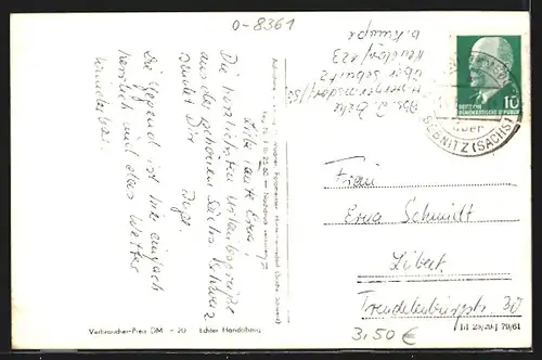 AK Hinterhermsdorf / Sächs. Schweiz, Ortsansicht aus der Vogelschau