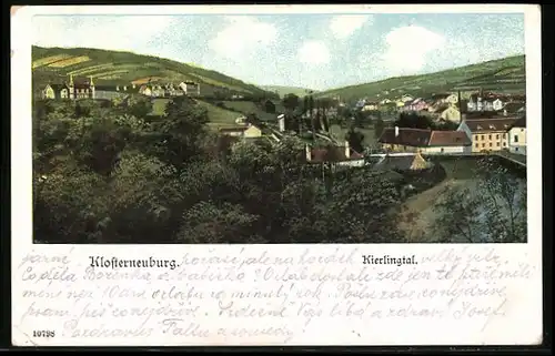 AK Klosterneuburg, Ortsansicht im Kierlingtal