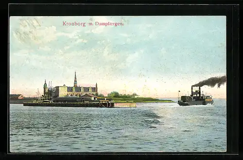AK Helsingor, Kronborg m. Dampfaergen