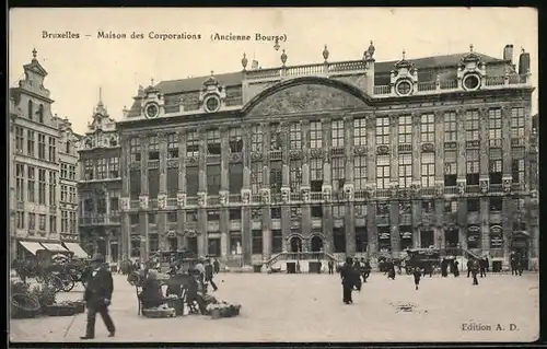 AK Brüssel / Bruxelles, Maison des Corporations (Ancienne Bourse)