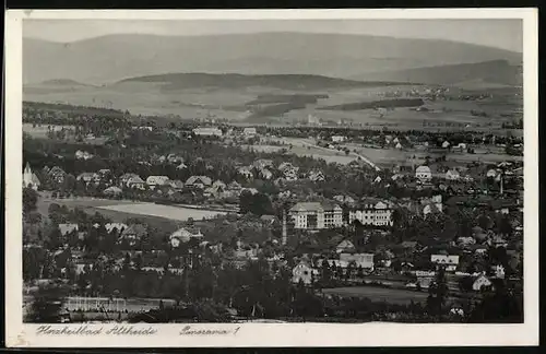AK Bad Altheide, Panorama aus der Vogelschau