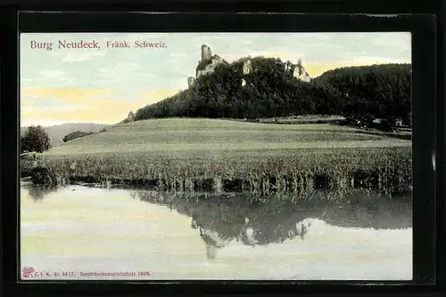 AK Neudeck / Fränk. Schweiz, Blick zur Burg