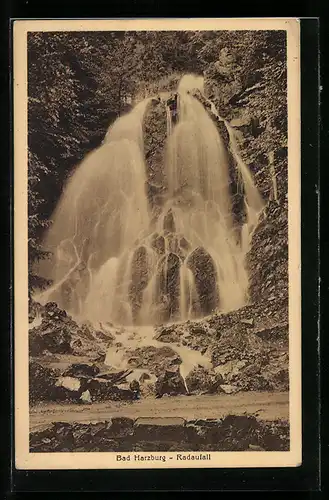 AK Bad Harzburg, Radau-Wasserfall