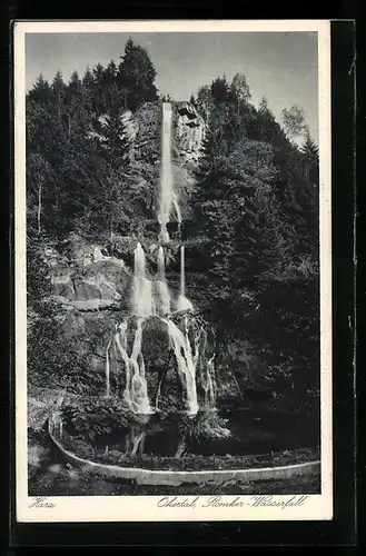 AK Okertal im Harz, Romker-Wasserfall