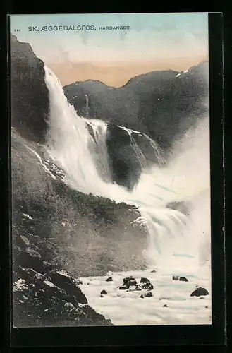 AK Skjaeggedalsfos, Hardanger-Wasserfall