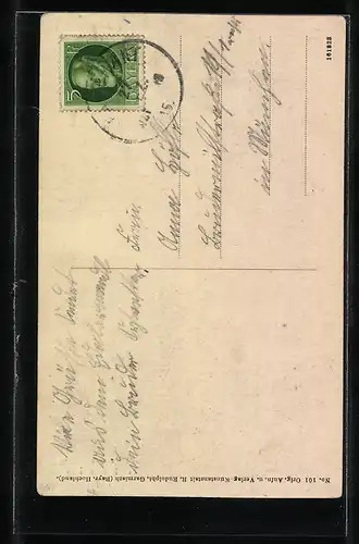 AK Partenkirchen, Eingang zum Partnerklamm, Wasserfall