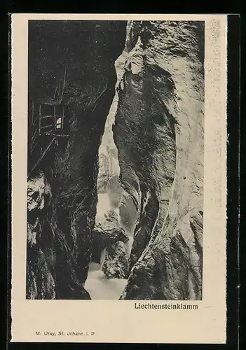 AK Liechtensteinklamm, Wasserfall