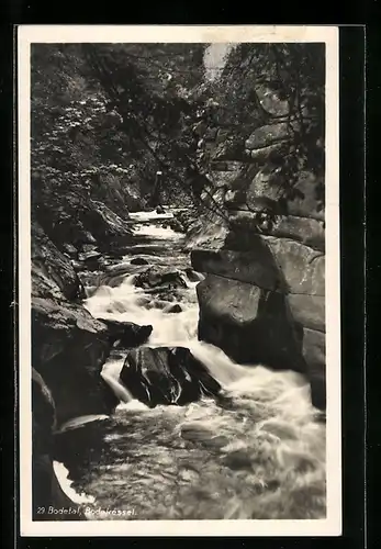 AK Bodetal, Bodekessel, Wasserfall