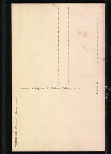 AK Triberger Wasserfall in der Gesamtansicht