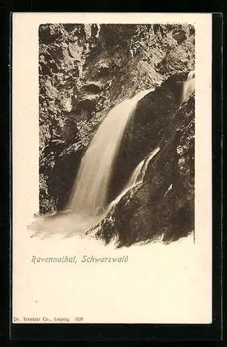 AK Schwarzwald, Wasserfall im Ravennathal