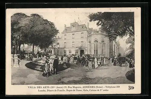 AK Asnières, Villa des Arts