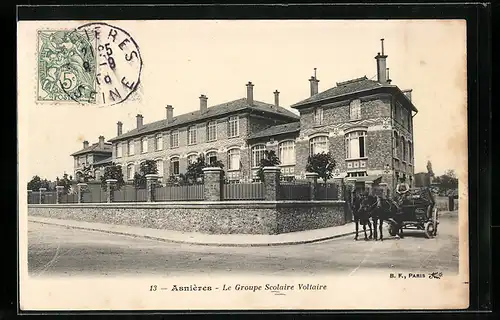 AK Asnières, Le Groupe Scolaire Voltaire