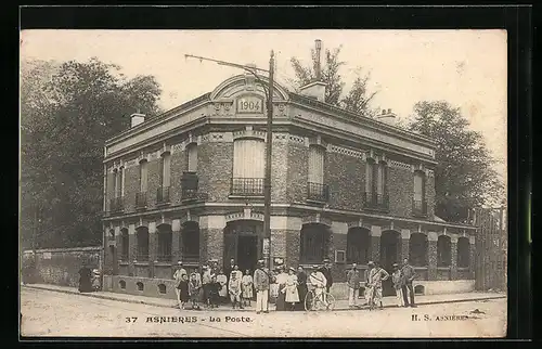 AK Asnières, La Poste