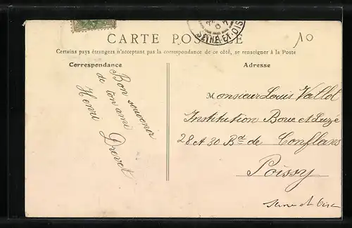 AK Asnières, La Rue de Paris