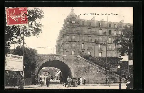 AK Asnières, Les deux Voutes