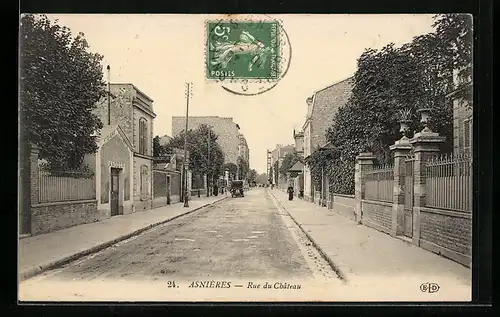 AK Asnières, Rue du Chateau