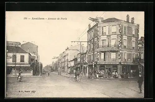 AK Asnières, Avenue de Paris
