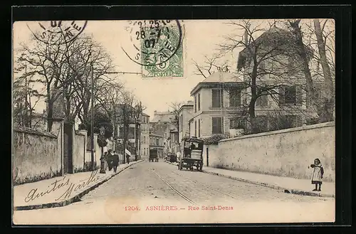 AK Asnières, Rue Saint-Denis