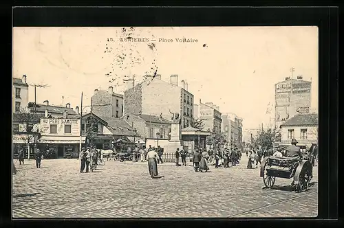 AK Asnières, Place Voltaire